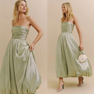 Reformation Elspeth Dress Dried Herbs